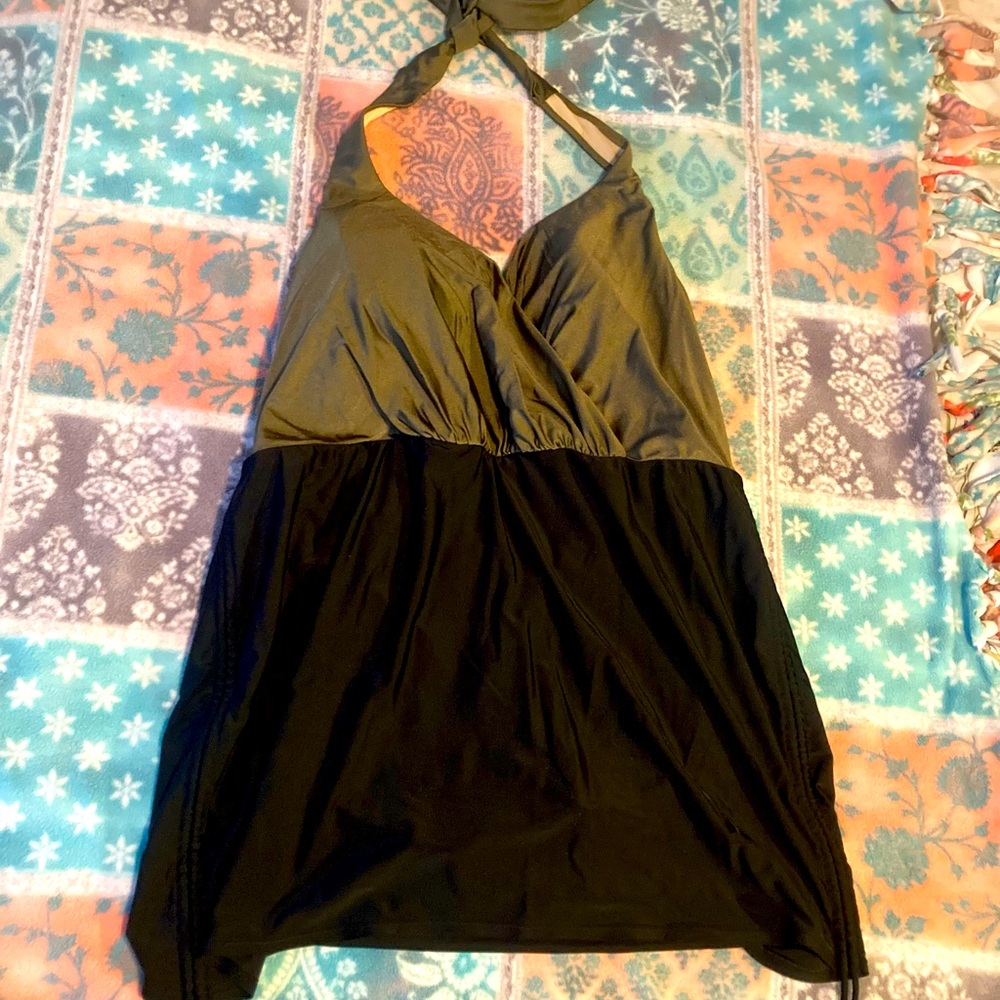 Size 22 halter swimsuit! So beautiful!